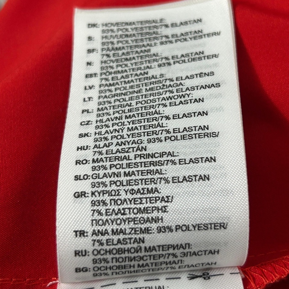 Adidas Originals Red Trefoil Logo Crewneck Sweatshirt Women’s Small(A428)✨ - Picture 14 of 16